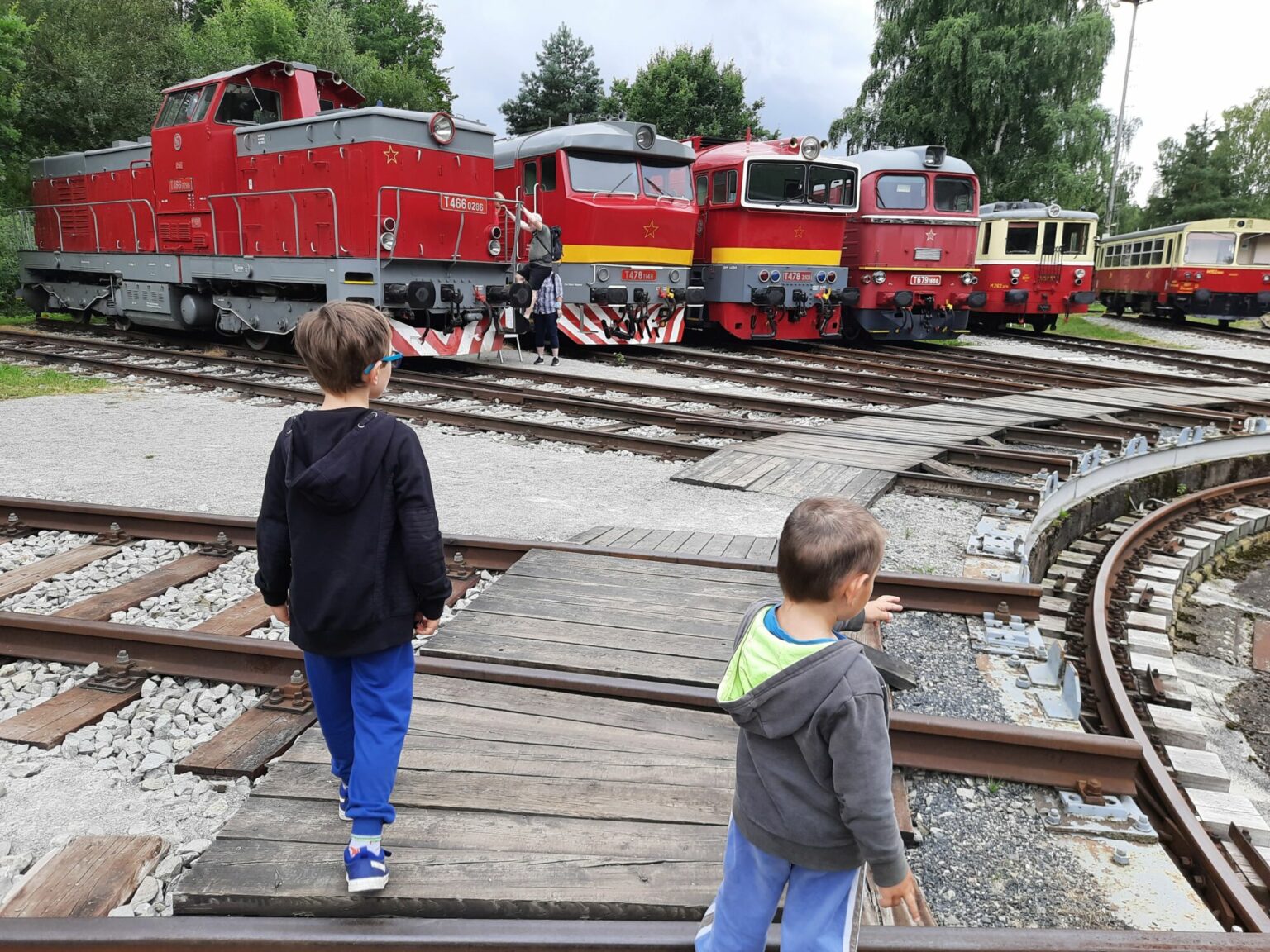 Muzeum Českých drah Lužná u Rakovníka výlet s dětmi vlaky muzeum 2